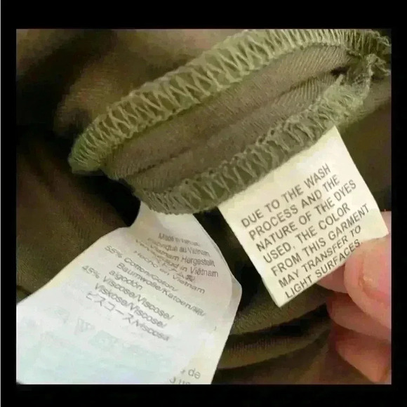 Madewell Side Tie shorts Size Medium Green - Picture 4 of 5